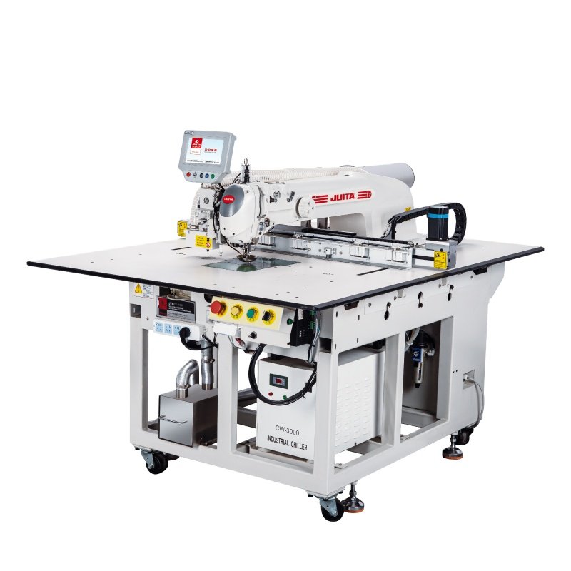 JUITA JTK8T-F8045AJ Industrial Sewing Machine Professional Lock Stitch Automatic Template Machine with Laser Cutting Function